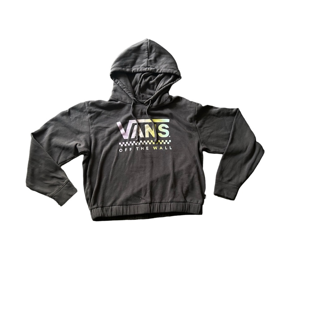 Vans Off The Wall Cropped Hoodie.
